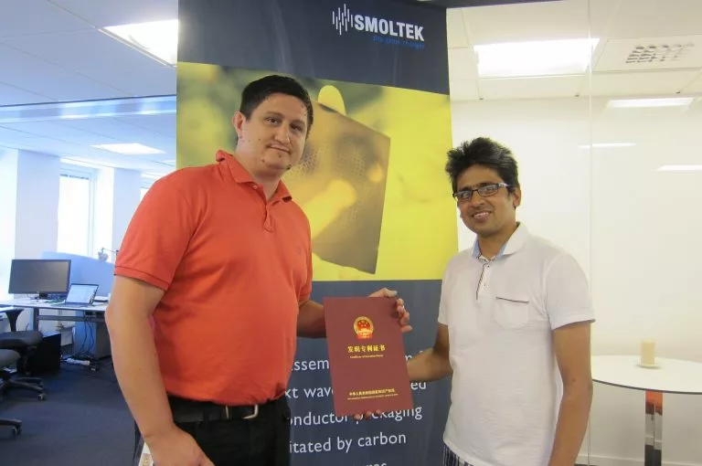Smoltek patent No. 49 now granted